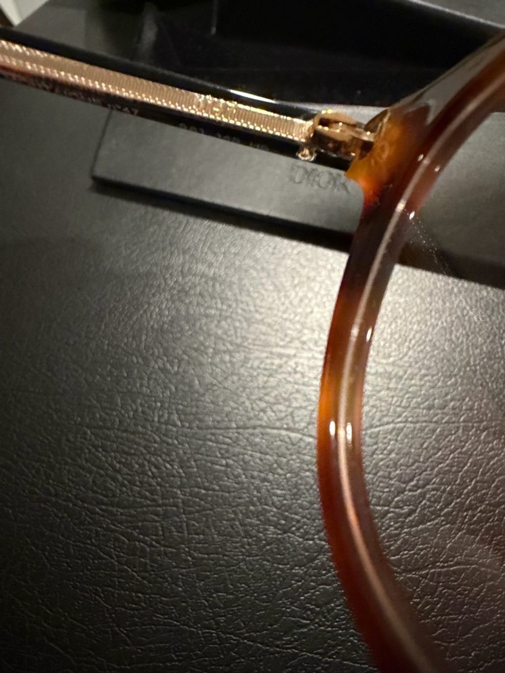 Dior Tortoiseshell Round Optical Glasses in Brown - Picture 6 of 10
